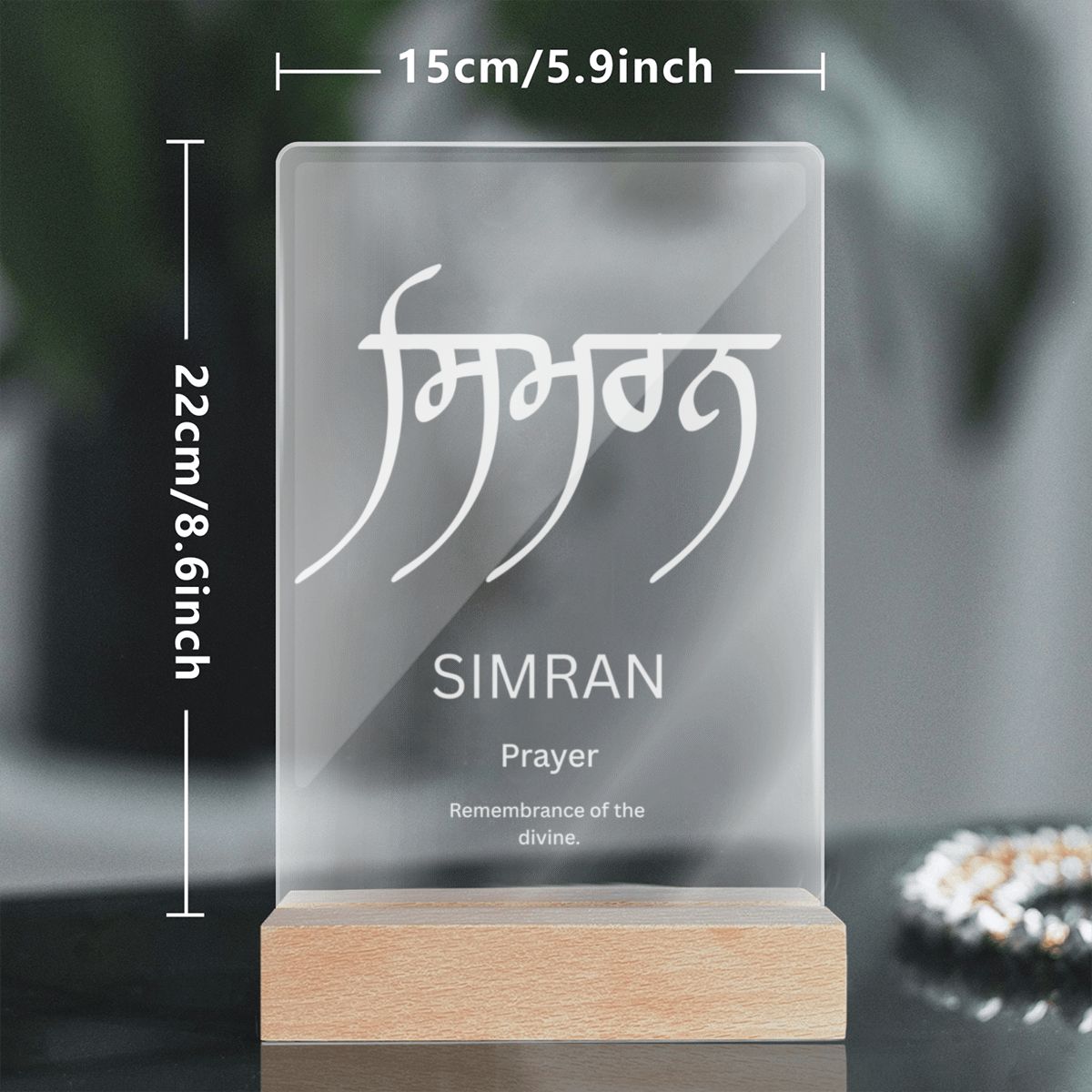 Simran Acrylic Lamp