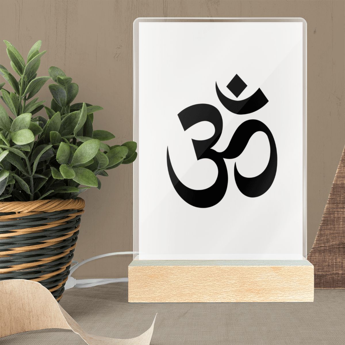 Om Acrylic Lamp