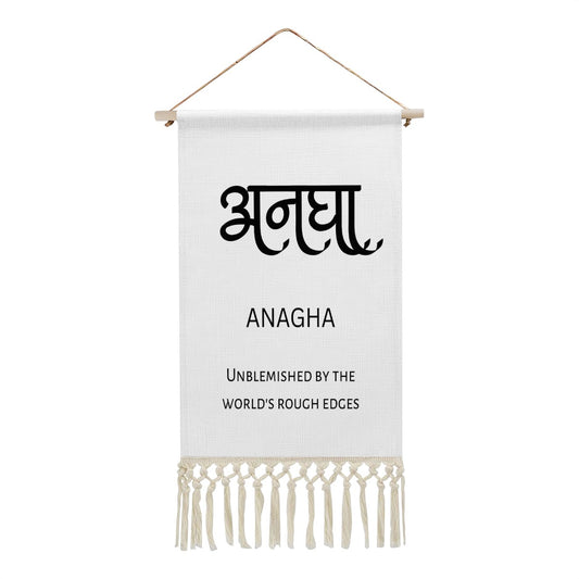 ANAGHA Hindi Name Banner