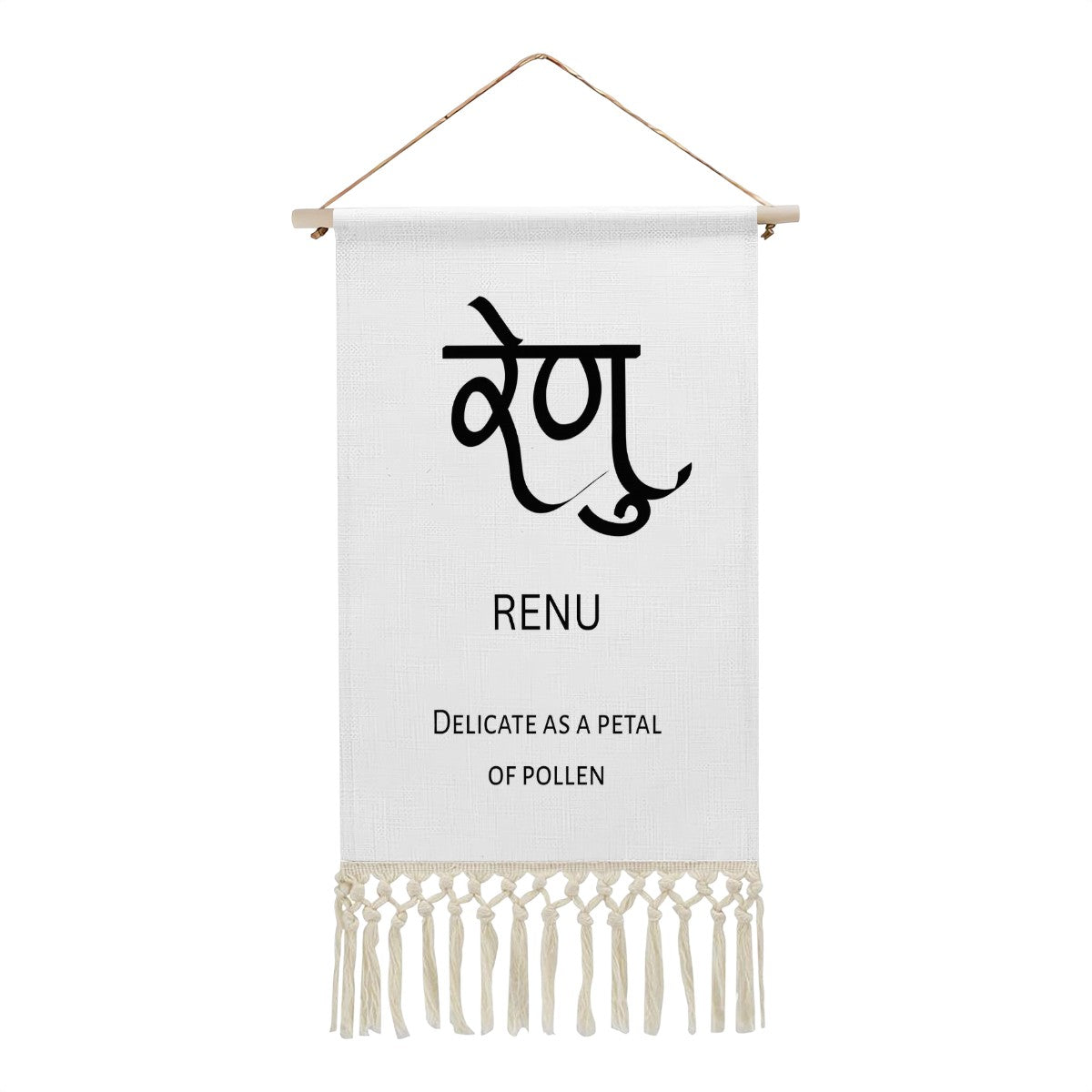 RENU Hindi Name Banner