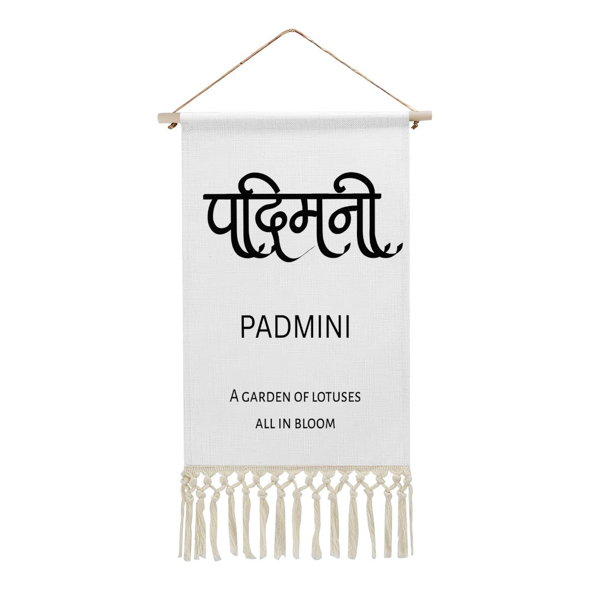 PADMINI Hindi Name Banner