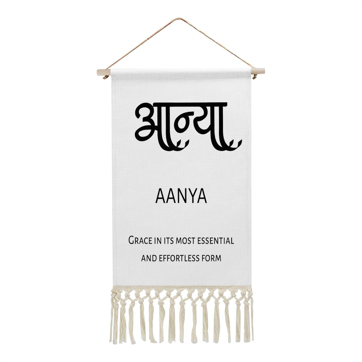 AANYA Hindi Name Banner
