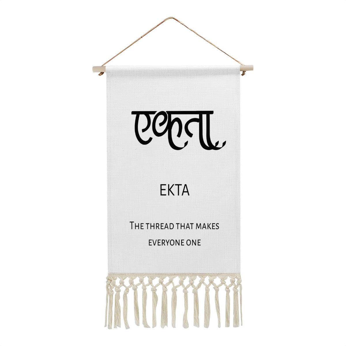 EKTA Hindi Name Banner