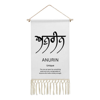 ANURIN Punjabi Name Banner