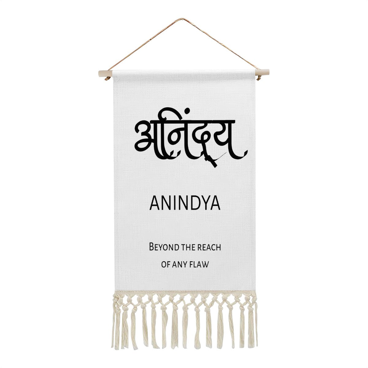 ANINDYA Hindi Name Banner